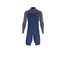 Cargar imagen en el visor de la galería, ION Men Wetsuit Element 2/2 Shorty Longsleeve Back Zip 2023