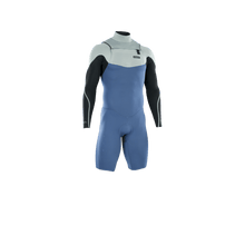 Carica l'immagine nel visualizzatore di Gallery, ION Men Wetsuit Element 2/2 Shorty Longsleeve Front Zip 2023